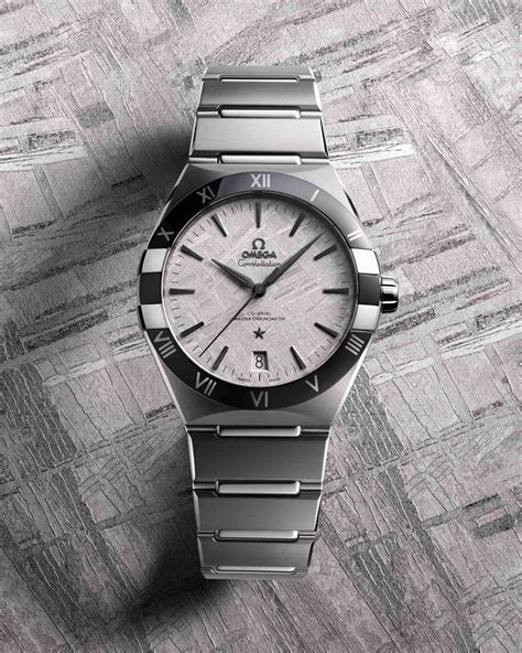 omega constellation meteorite|New Release: Omega Constellation Meteorite Dial Watches.